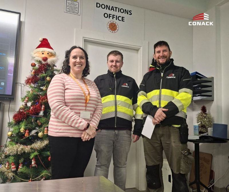 Conack Cork Penny Dinners donation