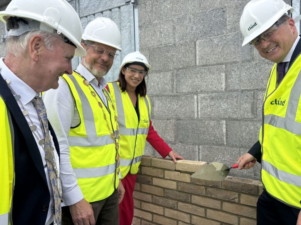 Greenpark housing development bricklaying ceremony in Limerick